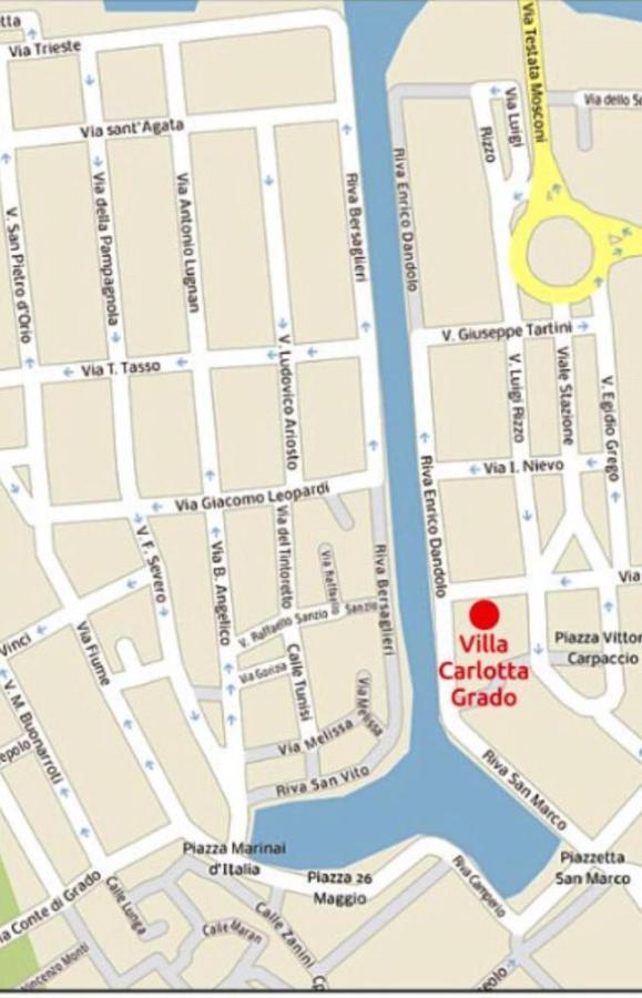 Villa Carlotta Grado Luaran gambar